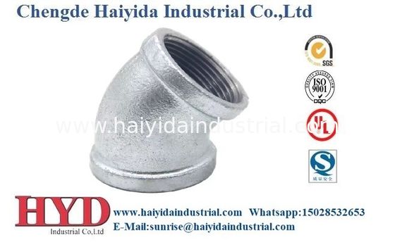 الصين 1/8 بوصة 6 بوصة NPT معيار أنابيب الحديد قابلة للتلاعب مناسبة ل HVAC الأسود / التشطيب الغلفاني المزود